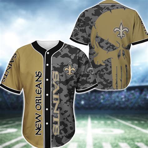 New Orleans Saints NFL Baseball Jersey New Orleans Saints NFL | Etsy