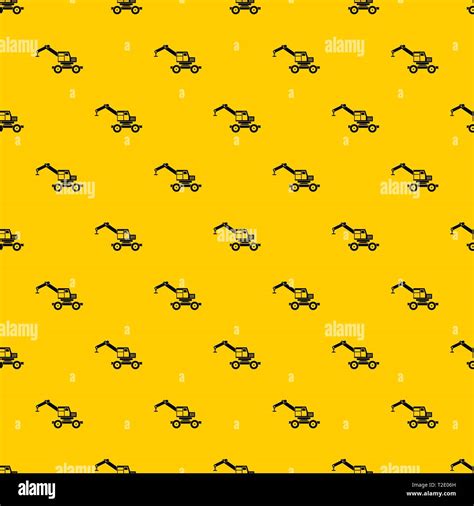 Crane truck pattern vector Stock Vector Image & Art - Alamy