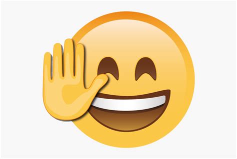 Clip Art High Five Emoji - Пока Смайлик, HD Png Download - kindpng