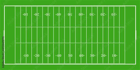 Top view american football field image. Clipart image Stock Vector ...