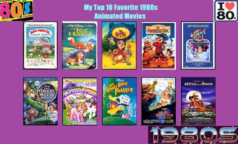 my top 10 favorite 80s animated movies by cartoonstarreviews on DeviantArt