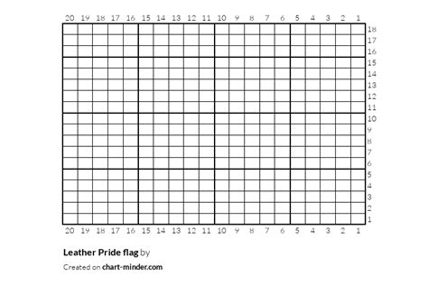 Leather Pride flag by CrystalPanda | Chart Minder