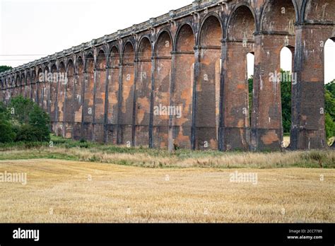 The Ouse Valley Viaduct (Balcombe Viaduct) carrying the London to Brighton Railway Line over the ...