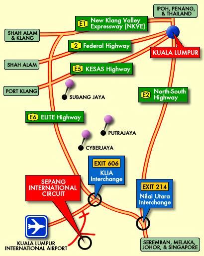 Sepang international circuit map peta - New Malaxi