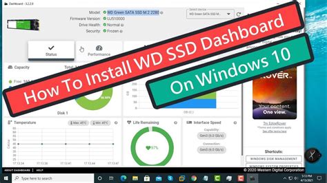 How To Install WD SSD Dashboard On Windows 10 - YouTube