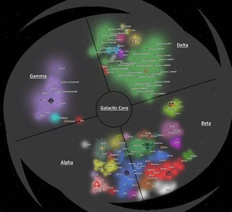 Map Of The Milky Way Galaxy In The Star Trek Universe - vrogue.co