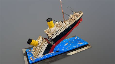 LEGO Sinking Titanic - Download Free 3D model by Oscar (@0scartong ...