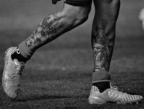 Top 87 Soccer Tattoo Ideas [2021 Inspiration Guide] | Soccer tattoos, Football tattoo, Leg ...
