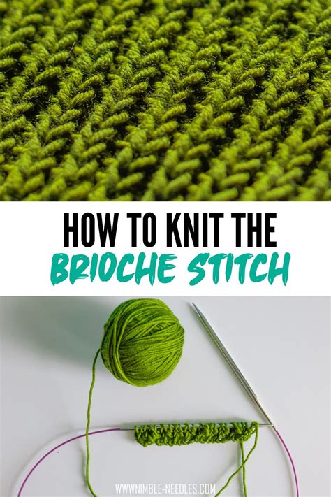 how to knit the brioche stitchs. A step by step tutorial for knitting beginners with tons of ...