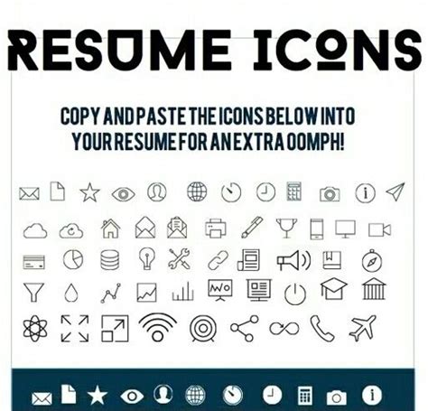 Resume Icon | Resume, Resume template etsy, Resume icons