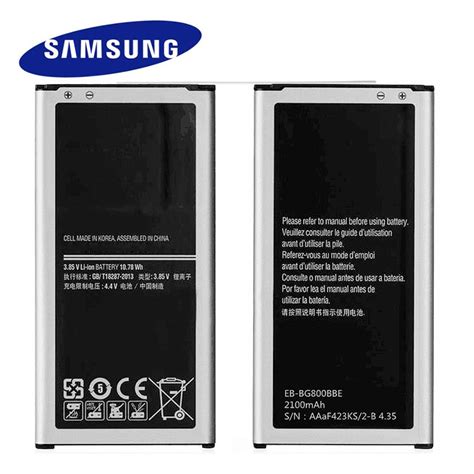 100% Original Samsung S5 Mini Phone Battery Replacement Battery for ...