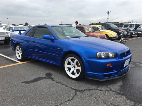 2000 Nissan Skyline R34 GTR VSpec Bayside Blue - Prestige Motorsport