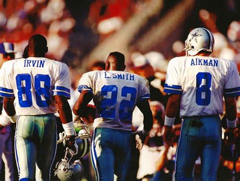 NFL Dallas Cowboys Legends Michael Irvin Emmitt Smith Troy Aikman Photo ...