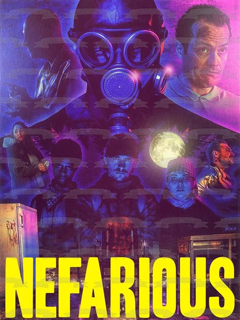 Nefarious Movie Poster Edible Cake Topper Image ABPID57573 – A Birthday Place