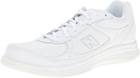 New Balance Men's 577 V1 Lace-up Walking Shoe, White/White, Numeric_8 ...