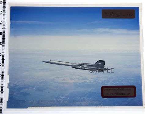 LOCKHEED SKUNK WORKS SR-71 BLACKBIRD 4"X5" COLOR TRANSPARENCY | #1867577440