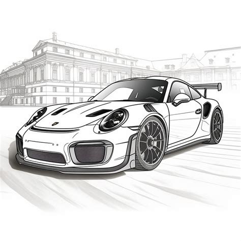 Amazon.co.uk: Sports Car Coloring Book | Cool car drawings, Bmw sketch, Art cars