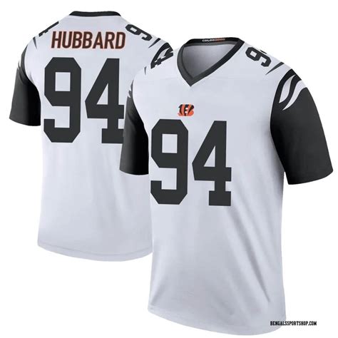 Youth Nike Cincinnati Bengals Sam Hubbard White Color Rush Jersey - Legend