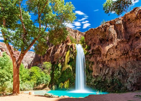 Havasu Falls jigsaw puzzle in Waterfalls puzzles on TheJigsawPuzzles.com