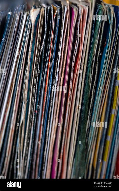 Collection of seven inch vinyl records Stock Photo - Alamy