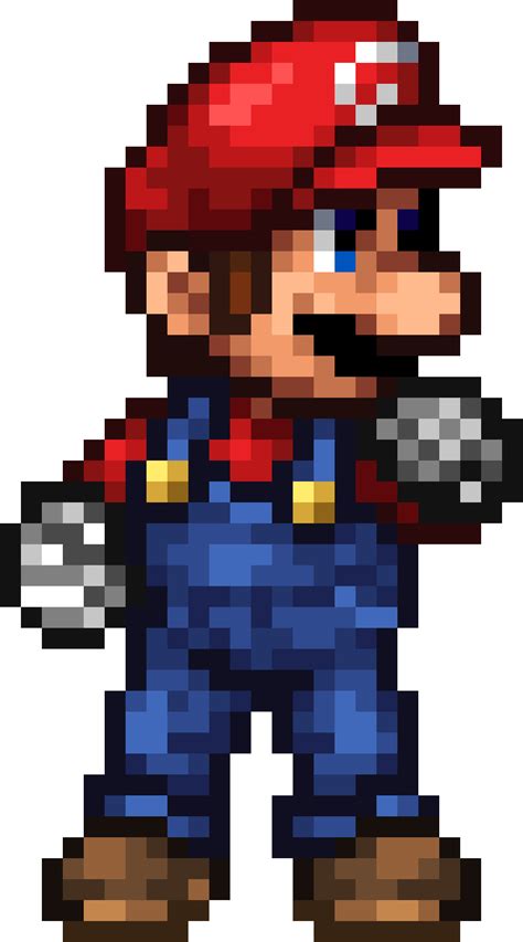 Pixilart - ssf2 mario sprite by RyanNotHere