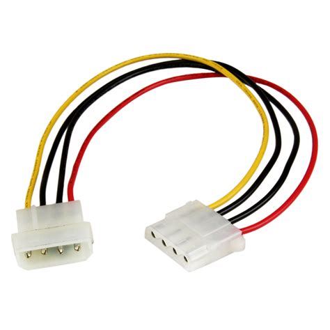 Buy 12in Molex LP4 Power Extension Cable M/F - 4 pin Molex Power ...