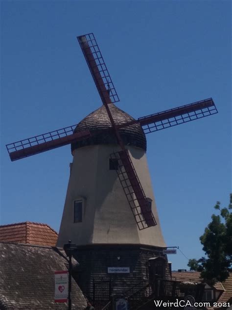 Windmills of Solvang - Weird California