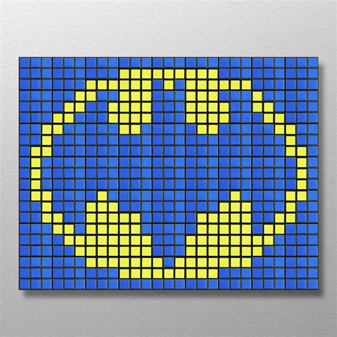 DIY Rubik's Cube Mosaic Batman Logo 63 Cube Kit | Etsy