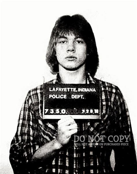 Axl Rose Mugshot Photograph 8 X 10 - Rare 1980 Mug Shot Portrait ...