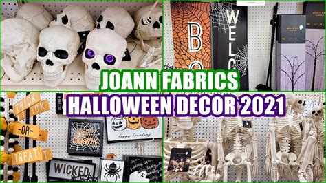 JOANN FABRICS HALLOWEEN DECOR 2021 SHOP WITH ME NEW FINDS! | Joann ...