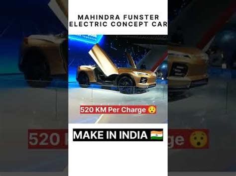 Mahindra Electric Funster Concept Car First look| Mahindra Electric Supercar with 4 E-motor # ...