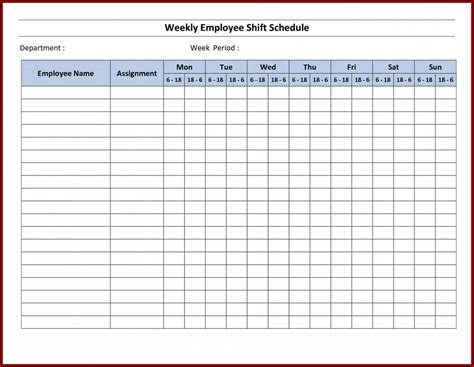 Free Printable Schedule Maker | Template Business PSD, Excel, Word, PDF