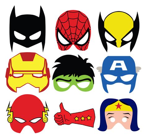 Superheroes masks on Behance