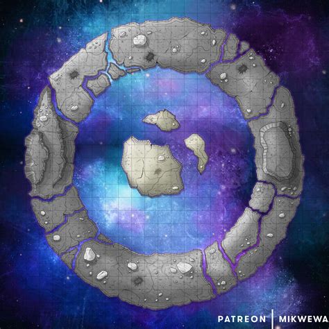 Space Ring Battlemap [25x25] [OC] : r/DnD