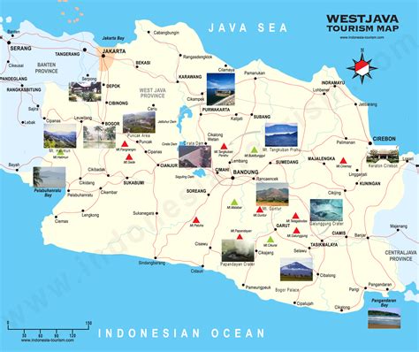 West Java Tourist Map - West Java • mappery