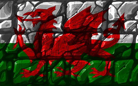 Welsh flag, brickwall, European, wales welsh flag HD wallpaper | Pxfuel