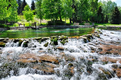 Giant Springs State Park in Great Falls, Montana