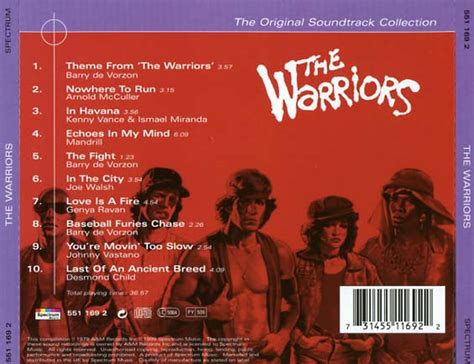 The Warriors Soundtrack (1979) - CD Sniper Reference Collection of Rare ...