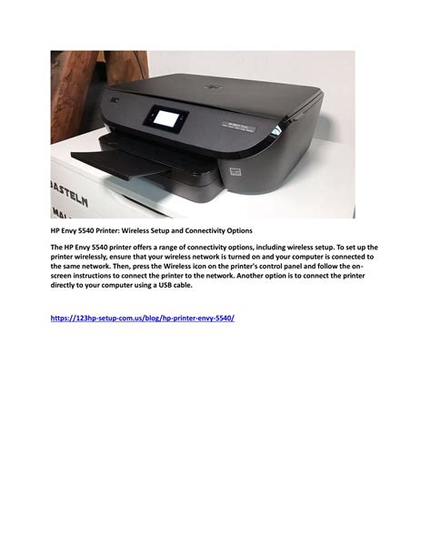 PPT - HP Envy 5540 Printer Wireless Setup and Connectivity Options PowerPoint Presentation - ID ...