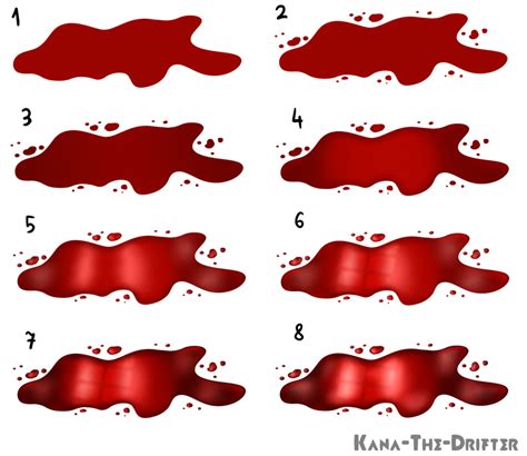 Drawing Blood Step By Step (Tutorial.. kinda) by Kana-The-Drifter on DeviantArt