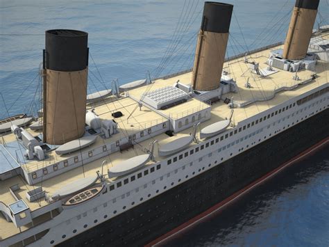 RMS Titanic cruise ship 3D Model MAX OBJ 3DS FBX C4D LWO LW LWS ...