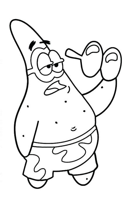 Patrick Star Drawing at GetDrawings | Free download