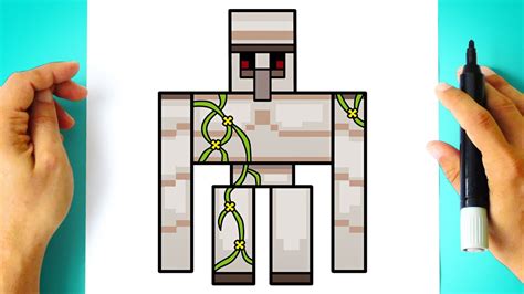 Minecraft Iron Golem Drawing