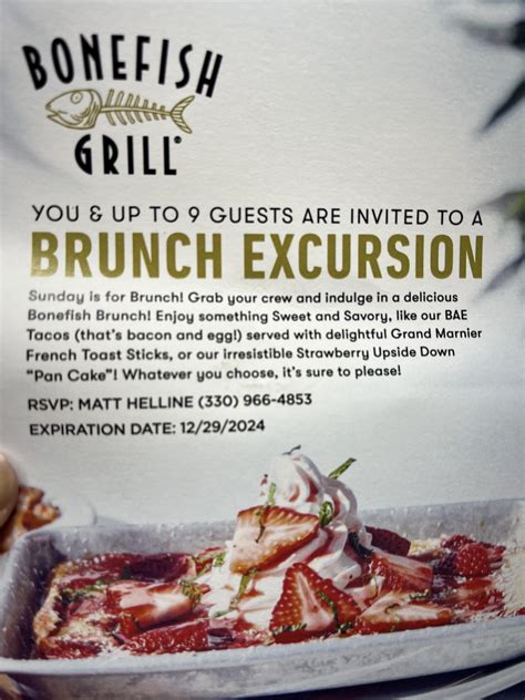 Bonefish Grill Brunch Excursion – NYE4ACH