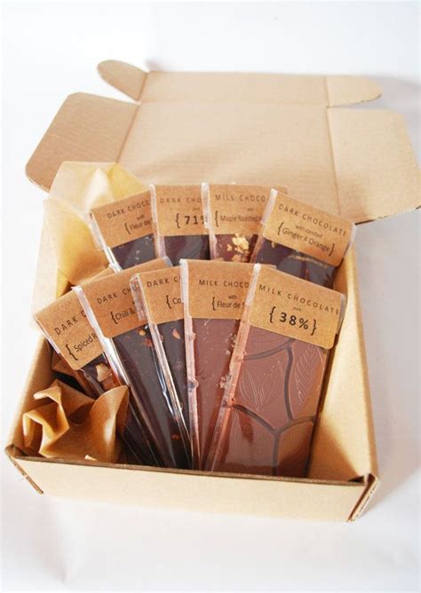 Set of 9 Organic and Fair Trade Chocolate Bars by COCOAandHONEY | Chocolate packaging, Fair ...