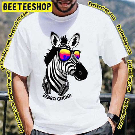 Zebra Gamer Trending Unisex T-Shirt - Beeteeshop