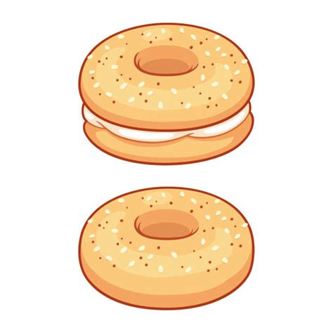 Bagel Illustrations, Royalty-Free Vector Graphics & Clip Art - iStock