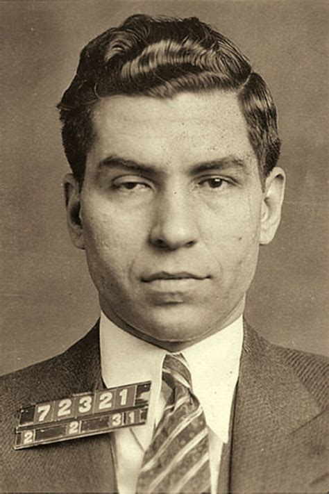 LUCKY LUCIANO Mugshot Mafia Crime Boss Real Gangster, Mafia Gangster, 1920s Gangsters, Important ...