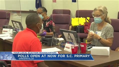 Greenville County voters head to polls for SC primaries - YouTube