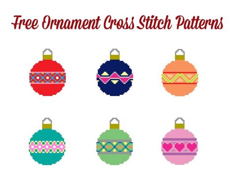 12 Free Christmas Cross Stitch Patterns - The Yellow Birdhouse
